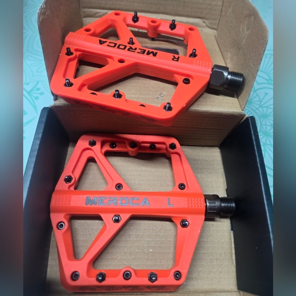 NWT-Orange Meroca MTB Pedals - Picture 11 of 13